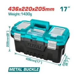 Caja de Herramienta Plastica Cierre Metalico 17"